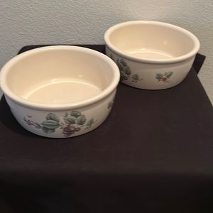 2 Pfaltzgraff “Grapevine”  5.5” Dishes